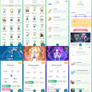 Level 80 -25 legend iv100-130 pass-7115 Coins-1563 legend-592 Hundo-1697 shiny-156 Shundo-179 Costume-73 3move pvp-1150  - Image 8