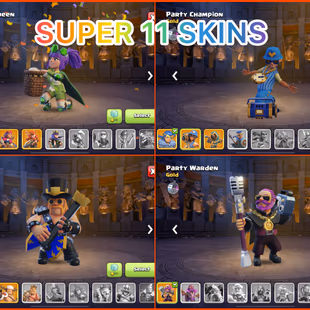 🎯HIGH VALUE  ALMOST MAX TH15 👹| 24 EQUIPMENTS  | LEGEND TOUCHED  | 11 HERO SKINS  | MAX HEROES (MP LEFT)  | BH10  - Image 6