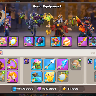 💙 ALL EPIC MAX 💙 6 HEROES MAX | TH 18 MAX | ALL TROOPS MAXED | GLOBAL 939 RANK | ALL WAR BASE UNLOCKED | DECORATED  - Image 6