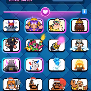 🔥KT15 XP64🔥 | 76 MAX 20 ELITE | 3 CARD LVL16 | 11 EVO | 10000 TROPHY | 94 EMOTE | 718 GEMS | INSTANT DELIVERY - Image 4