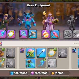 TH-🔥11 MAX 🔥[6EPIC-S.BALL-F.BALL-G.GAUNTLET] | HERO-50-50-30-20 | NC FREE | NEAR MAX LAB | LOW PRICE - Image 5