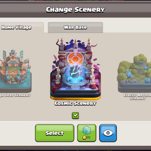 285-XP🔥COSMIC SCENERY🔥TH18 CLOSE MAX!! HIGH SEAS SCENERY!! HEROES 81!80!45!52!26!6!! OBSTACLES BASE DECORATED  - Image 4