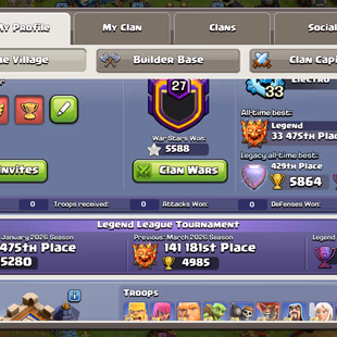 🌟GB RANK-429🌟5588 WARSTAR | TH 18 ALMOST MAX | 5X HERO MAX DUKE-16 | 14 EPIC 10 EPIC MAX BOOM HIVE MAX XP-275 B.A-MAXD - Image 5