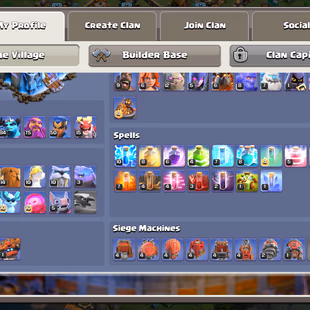 🔥58300 GEMS TH 18🔥XP 222-HERO 100-100-84-75-50-15-EPIC RS[MAX] FB 26 EB 20 GG 23 SB 20-WAR ARENA-335 MEDALS-NC YES - Image 4