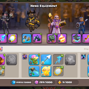 Th18 Almost Max | Hero-96-103-77-48 | Equipment-9-Epic Almost Max | XP-211 | NC-Yes | BEST-DEAL - Image 5
