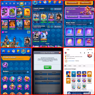 ✅CR and BS 98 Brawlers Max] ✅[CR 15 Evolutions] [8 Years Old ID] [40 Max] [10K Trophy] [1 Hero Unlocked] [94 Emotes] - Image 5