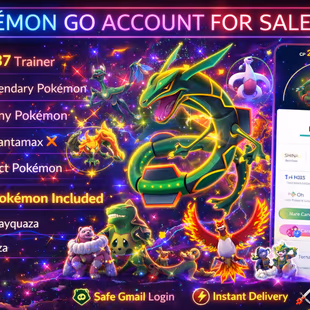 🎯NW STOCK) LEVEL 37 PG ACCT | SHINY RAYQUAZA 👹| 17 LEGENDARY | 23 GIGANTAMAX | 25 DYNAMAX | 879K STARDUST | INSTANT - Image 2