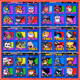 63K TROPHIES || 101/101 BRAWLERS || 24 MAX || 17 HYPERCHARGED || 207 SKINS || 10 BUFFIES || 178 GEMS || INSTANT DELIVERY - Image 5