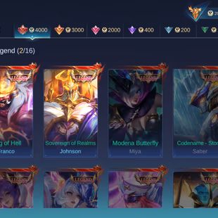 PL618|Lvl 96|MEGA COLLECTOR III|505 SKIN|2 LEGEND|2 SANRIO|2 ASPIRANTS|2 HXH(KIILLUA,HISOKA)|SAKURA KALEA|IRITHEL DUCATI - Image 5