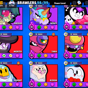 🔥TROPHIES 82673 🔥 BRAWLERS 98 [] MAX BR 45 [] HYPER 37 [] SKINS 363 - Image 5