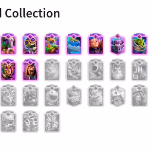 LVL-61🚀34.2K GEMS🚀70 MAX CARD - 13 ELITES | 15- EVO CARDS 8738-TROPHIES KT-15 ARENA-22 121 CARDS 11 -KT SKINS 144-  - Image 3