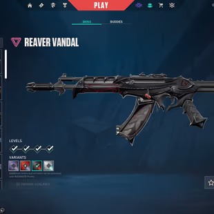 EU/TURK | Gold 3 Rank | Reaver Vandal | Prime Spectre | Radiant Entertainment System Phantom | All Guns Maxed | FA - Image 1