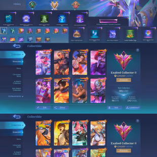 🔥IMMORTAL ACCOUNT || 66 PERCENT WINRATE🔥 GRAND-13 || LEGEND-1 || EXQUISITE-5 || 3 COLLECTOR|| 365 SKIN || ALL HEROS || - Image 1