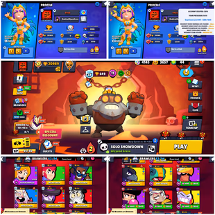 Combo Cr-Coc-bs ✨ 2018 Account ✨ 20989 Trophies | 68 Skins | Mythic Skin | 44 Gems | Instant Delivery - Image 1