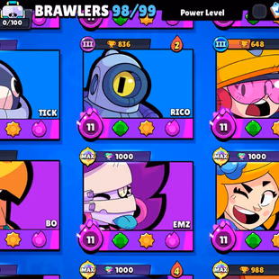 🔥 43 MAX BRAWLERS [] 63 HYPERCHARGED 🔥 292 SKINS [] 190 GEMS [] INSTANT DELIVERY [] - Image 6