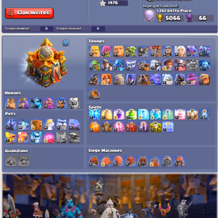 ✅World Rarest Epic ✅TH16 A-Z Full Max | 10x Epic 20 plus(Out of 11) | 88-95-67-70-39 | BH10 Max  - Image 4