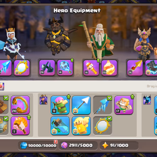 6700-GEM!! COSMIC SCENERY RARE!! TH18 NEAR MAX!! FULL LOADED MAGIC ITEMS! SB/MAX RS/MAX EB/MAX MM/MAX DC/MAX FB/20 FA/23 - Image 7