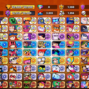 BP SEASON 47 | VIRUS 8-BIT | 285 SKINS | 60.000 TROPHY | 99 BRAWLERS | 23 HYPERCHARGED | 39 MAXED BRAWLERS | 3 BUFFIES - Image 4