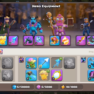 🔥[TH 18 4 HERO MAX]🔥BK 105 AQ 105 MP 72 GW 80 RC 55 || GOOD EPIC EQUIPMENT || NAME CHANGE 500 || 3 HERO SKIN - Image 5