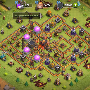 FULLY MAX TH-10 | G.GAUNTLET-12 | HERO-40-40-20 | 3EPIC | NOTHING LEFT FOR UPGRADE | LOW PRICE - Image 3