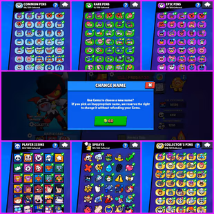 🔥[DG-4]🎯54K-TROPHIES 85-BRAWLERS 15-HYPERCHARGE 26-MAXPOWER 250-SKINS 43-GEMS RENAME-60 CHEAP INSTANT - Image 8