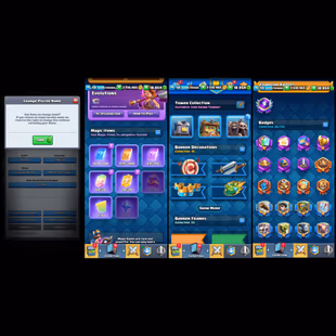 EXP-58🔱 KT-15 🔥[ 10K TROPHY]! 18850 GEMS! 9x EVOS! 42x CARDS 14L !!  13x CARDS 15L!! 56x EMOTES! MAGIC ITEMS!  - Image 4