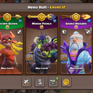 TH18 MAX DEFENCE 🌟 ALL HEROS MAX 🌟 RAREST 3 LEAGUE SKINS || FULLY DECORATED || HIGH LEVEL EQUIPMENTS || INSTANT - Image 5