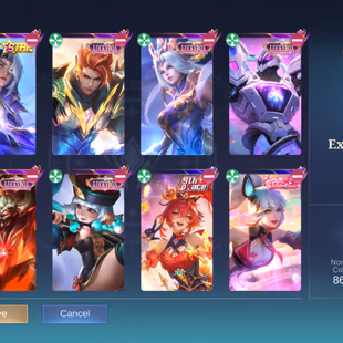 PL417|Lvl 64|EXALTED CC 3|ALL EMBLEM MAX|334 SKIN|63 HIGH WR|MASHA KOF|2 ASPIRANTS(VEXANA,CHANGE)|SAKURA KALEA|2 COLLEC - Image 6