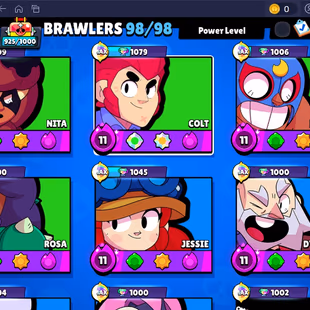 259 SKINS | 23 HYPERCHARGED | WOODY COLT | 70.475 TROPHIES | 98 BRAWLERS | 42 MAX BRAWLERS | 3 BUFFIES  - Image 6