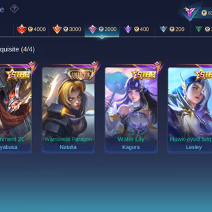 MOBILE LEGEND ACCOUNT | ANTI HACKBACK GUARANTEE | 128 Heroes | 243 Skins | CLAUDE PRIME | NATALIA COLLECTOR - Image 5