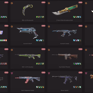 [EU] 5 Knives | 5 Vandals | Champions 2024 Phantom | Unranked (Ex Diamond 3) | 71,745 VP Spent | 131 Skins - Image 6