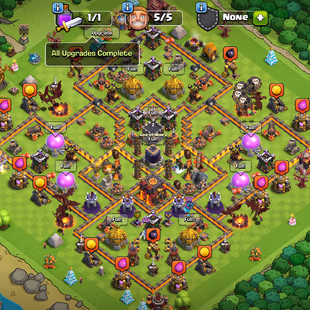 🔥TH10 MAXED[NOTHING LEFT TO UPGRADE]-7X EPIC EQUIPMENT-2X SCENERY-1X AQ SKIN-77 CWL MEDALS-FREE NC- LOTS OF MAGIC ITEMS - Image 3