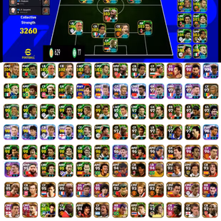 BUDGET BEST DEAL-POWER 3260 STRENGTH-K Heinz Rummenigge-Eden Hazard-Luis Figo-Full Barcelona team-Rare 6 Manager - Image 1