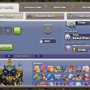 Xp-223 || Th17 Semi || All 15 Epic Equipment || Heroes 80-86-61-70-40 || 6 Builders || Nc Available || Cheapest  - Image 2