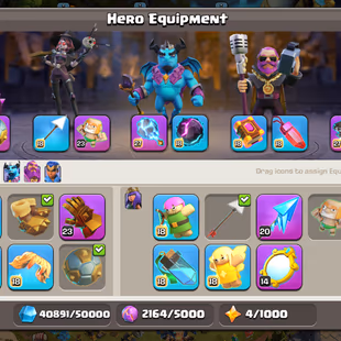 🌟TH-18 FULL MAX DEFENCE | 125 WALLS MAXED 🌟  HERO 105-100-95-80-55 | ALMOST 7X EPIC EQUIPMENT MAX | LEG DRAG SCENERY - Image 6