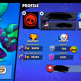 RAREST [ 95 MAXED BRAWLERS + 64 HYPERCHARGES ] | 284 PREMIUM SKINS | ALL RARITIES UNLOCKED | SAFE & INSTANT DELIVERY! - Image 4