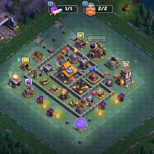 TH 16 ALMOST MAX || 12x EPIC x 13x EQUIPMENTS MAX || HEROES 92+93+42+70+42+4 || WALL FULLY MAXED || NC FREE || BH MAX   - Image 2