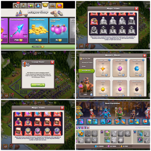 270 XP | 16K GEMS | 2014 - 20 OLD TREES | 22K LEGEND TROPHY | TH 16 |  86-86-60-60-37 HEROES | 2500 CWL MEDALS  - Image 5