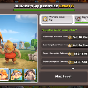 F1🔥 RAREST 6 HEROES MAX 🔥 TH-18 ALMOST MAX | 6.4K GEMS | 3 HELPERS MAX | 11X EPIC EQUIPMENT MAXED | WALLS DEF MAXED  - Image 6