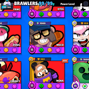 226-GEM 🎄 76.5K TROPHY 🎄 99/99 BRAWLER | 58X MAX | 55X HYPER | 325X SKINS | NC AVAILABLE | DELIVERY INSTANTLY  - Image 8