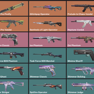 EU - LVL 36 - UNRANKED - 3 KNIFES - 29 SKINS (33,150 VP) Protocol 781-A Sheriff, RGX 11z Pro Firefly, Prelude to Chaos  - Image 3