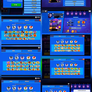 12x PRESTIGE | 16x TITLES | Trophy 57.3K | Star Shelly [2018 ID] 72x Max Brawler | 335x Skin | Level 170 | 38x Max Win  - Image 3