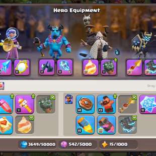 Th18 | Hero-103-105-72-43 | Equipment-15-Epic Almost Max | XP-218 | Defence Wall Almost Max | NC-Yes | BEST-DEAL - Image 6