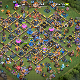 🌟BEST OFFER🌟TH 18 FULL DEFENCE MAX | 14 HIGH EPIC EQUIPMENT | 9 EPIC ALMOST MAX | BOMb HIVE/HERO BELL MAX LEGEND LEAGU - Image 1