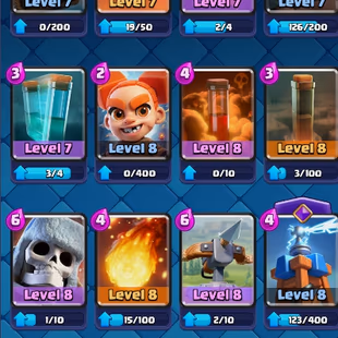 FREE CHANGE NAME | 5100 TROPHIES | 32 LVL | KT 11 | 93 CARDS | 2 MAX CARDS | 0 ELITE CARDS | 6 EVO | EMOTE 15 | UPV0RG0 - Image 7