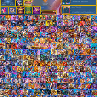 BIG DISCOUNT!! WORLD COLLECTOR || LEGEND- 5 || GRAND- 41 || EXQUISITE - 35 || SKIN- 627 || HEROS 130 || ALL MAX EMBLEM|| - Image 1