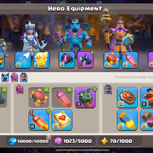 🌟BEST OFFER | TH 18 FULL MAX DEFENCE 🌟HERO 100-100-73-76-52 | EPIC GG[MAX] RS[MAX] EB-26 FA-23 | RARE COSMIC SCENERY  - Image 7