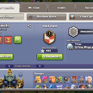 🚀TH17 EPIC SEMI MAX ACCOUNT 🚀HEROS LVL 69-83-41-33-26 | 100 CWL MEDALS | INSTANT DELIVERY - Image 3