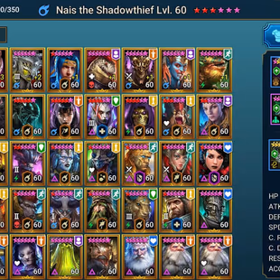 All Platform: LV100 - Power 12.4M - 2 Mythic (Shadowthief - Mikage) - 89 Champions LV 60 -  150+ Legend - 23 Void - Image 3