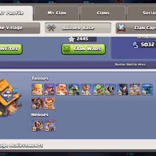 NEW HERO DUKE MAXED - 31K GEMS - WALLS MAX - TH 18 -ALL HERO MAX -WAR ARENA SCENERY - 4 SCENERY- OBSTACLES COLLECTION  - Image 7